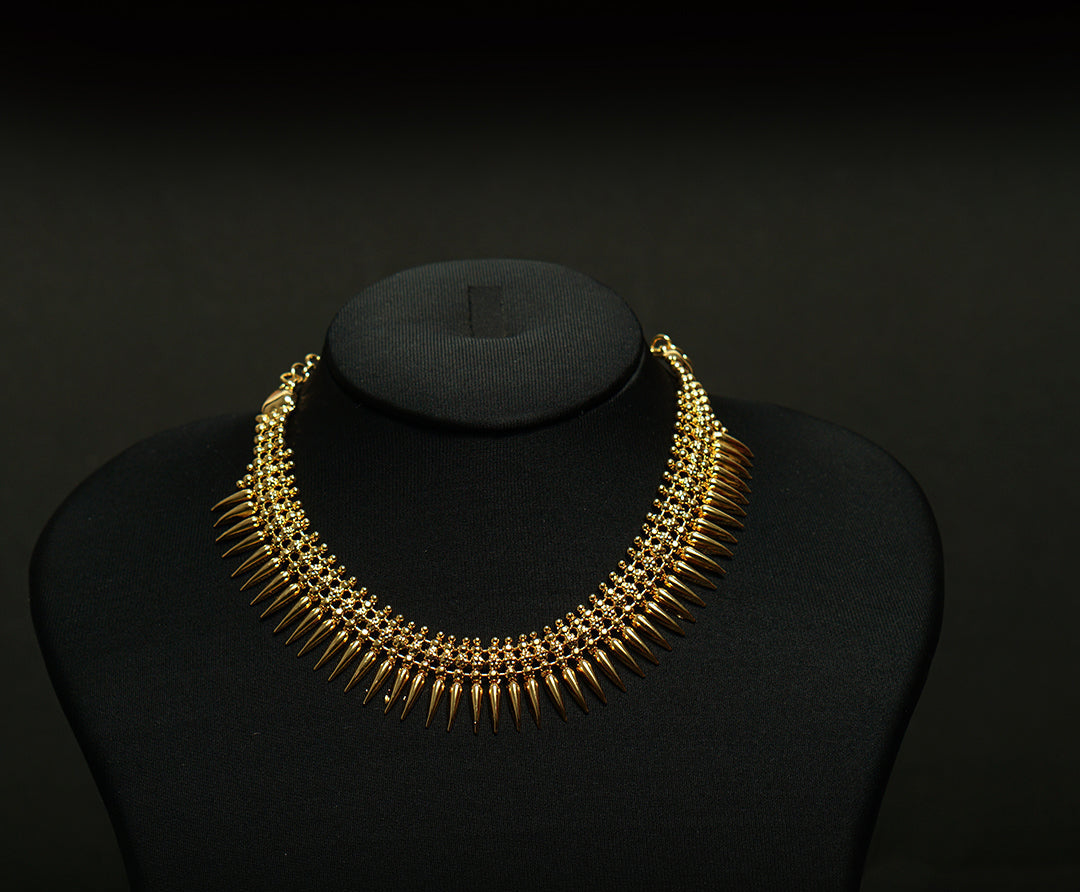 Premium Gold-Plated Mullamottu Necklace