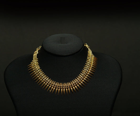 Premium Gold-Plated Mullamottu Necklace