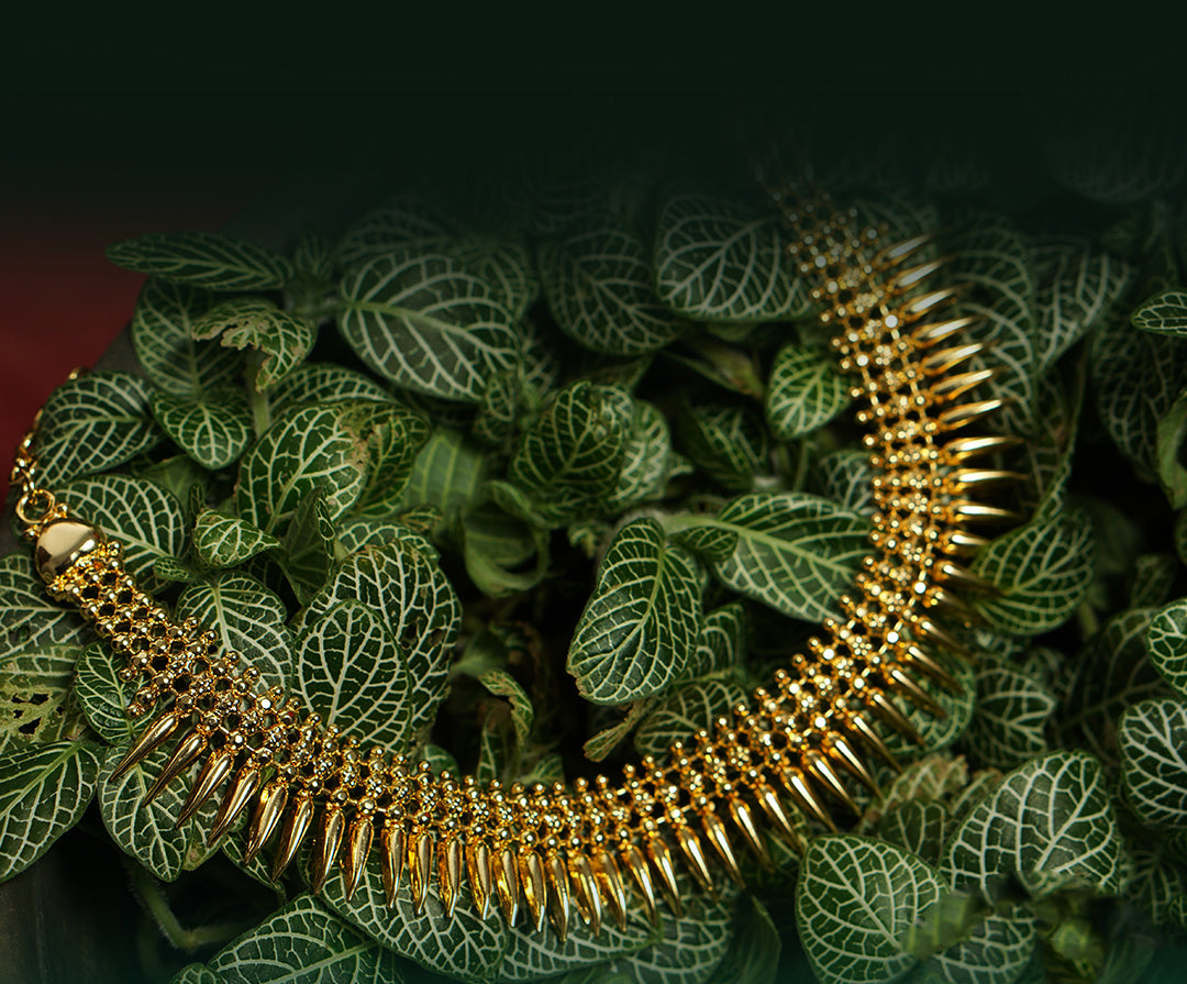 Premium Gold-Plated Mullamottu Necklace